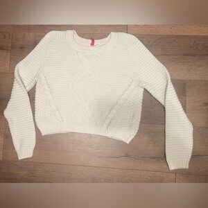 H&M Off-White Cable Knit Sweater